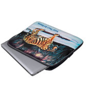 Sibirischer Tiger Laptopschutzhülle (Vorne Knopf)
