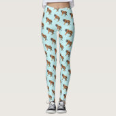 Sibirischer Tiger Leggings (Vorderseite)