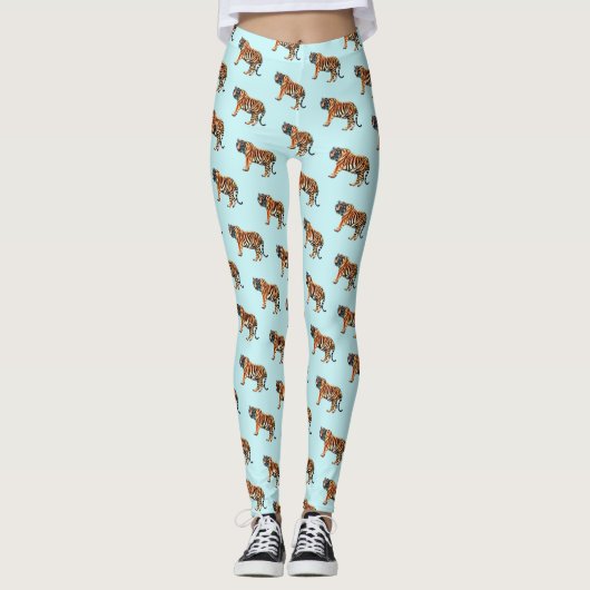 Sibirischer Tiger Leggings (Vorderseite)