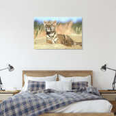 Sibirischer Tiger Leinwanddruck (Insitu (Schlafzimmer))