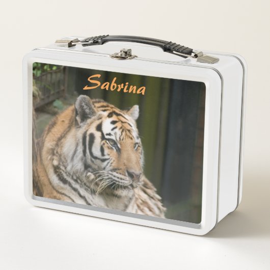 Sibirischer Tiger Metall Lunch Box (Vorderseite)