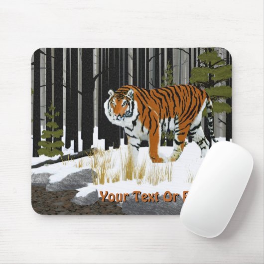 Sibirischer Tiger Mousepad (Mit Mouse)