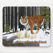 Sibirischer Tiger Mousepad (Vorne)