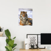 Sibirischer Tiger, Panthera tigris altaica, Asien Poster (Heimbüro)
