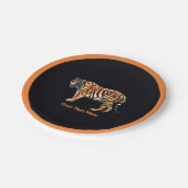 Sibirischer Tiger Pappteller (Schrägansicht)