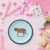 Sibirischer Tiger Pappteller (Party)