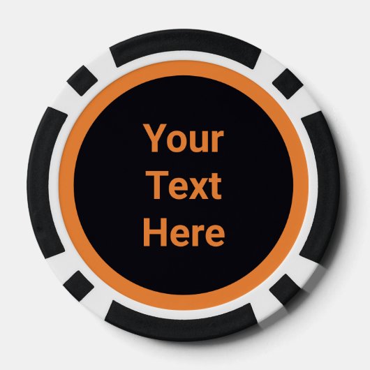 Sibirischer Tiger Pokerchips (Rückseite)