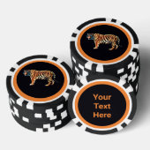 Sibirischer Tiger Pokerchips (Stapel)