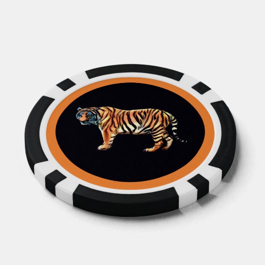 Sibirischer Tiger Pokerchips (Einzeln)