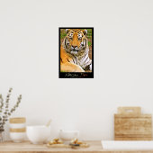 Sibirischer Tiger Poster (Küche)