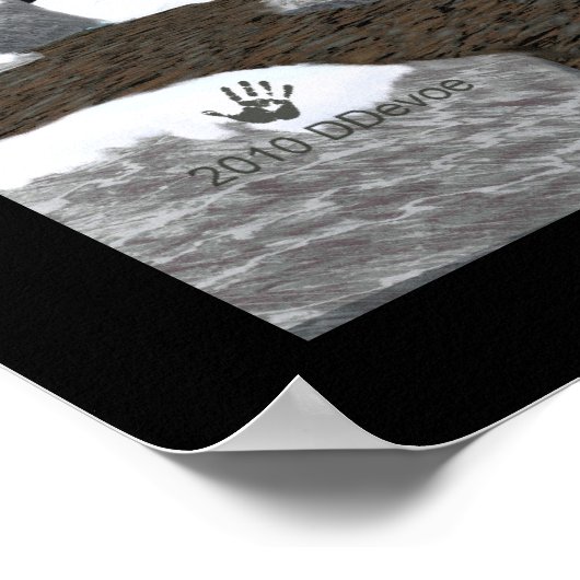 Sibirischer Tiger Poster (Ecke)