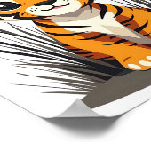 Sibirischer Tiger Poster (Ecke)