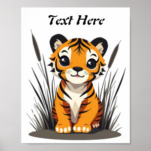 Sibirischer Tiger Poster