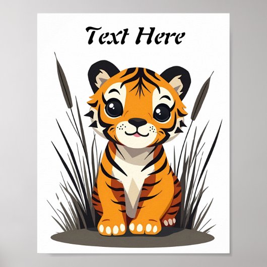 Sibirischer Tiger Poster (Vorne)