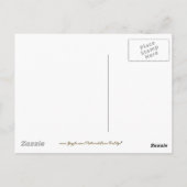 Sibirischer Tiger Postkarte (Rückseite)