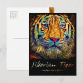 Sibirischer Tiger [Postkarte] Postkarte (Vorne/Hinten)
