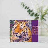 Sibirischer Tiger [Postkarte] Postkarte (Stehend Vorderseite)