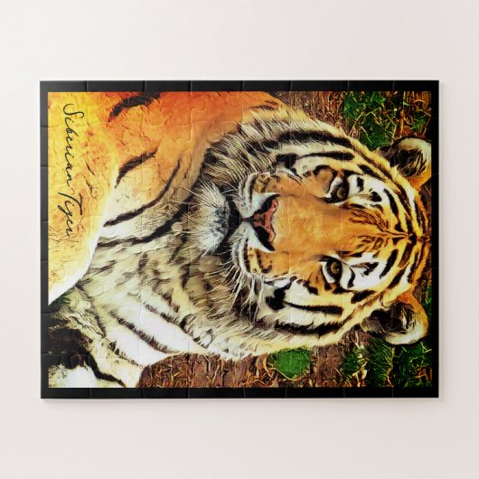 Sibirischer Tiger Puzzle (Horizontal)
