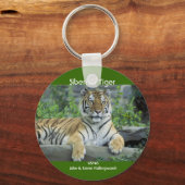 Sibirischer Tiger Schlüsselanhänger (Vorderseite)