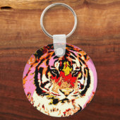 Sibirischer Tiger Schlüsselanhänger (Vorderseite)