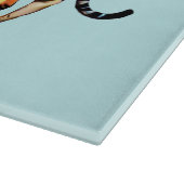 Sibirischer Tiger Schneidebrett (Ecke)