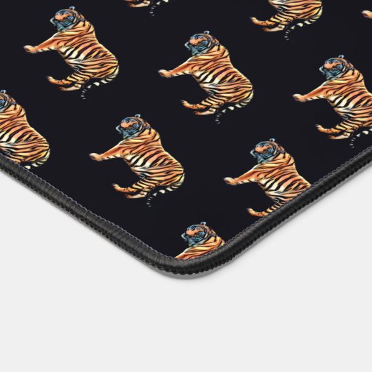 Sibirischer Tiger Schreibtischunterlage (Ecke)