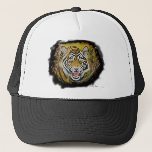 Sibirischer Tiger Truckerkappe (Vorderseite)
