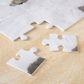 Sibirischer Tiger und CUB-Puzzlespiel Puzzle (Seite)