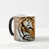 Sibirischer Tiger-verwandelnde Kaffee-Tasse Verwandlungstasse (Vorderseite Links)