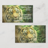 Sibirischer Tiger-Visitenkarte Visitenkarte (Vorne/Hinten)