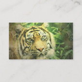 Sibirischer Tiger-Visitenkarte Visitenkarte (Rückseite)