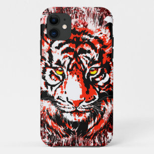 Sibirischer Tigerkopf - Tigergefecht Rot Case-Mate iPhone Hülle