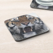 Sibirischer verwirrender Tiger Untersetzer (Linke Seite)