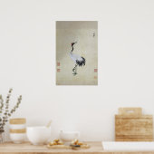 Sibirischer Weißkran Poster (Küche)