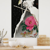 Sibirisches Bluechat Von Ohara Koson Poster (Küche)