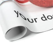 Sibirisches Weihnachtsschmuckpapier Geschenkpapier (Rolleneckpunkt)