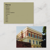 Sibiu-Architektur Visitenkarte (Vorne/Hinten)