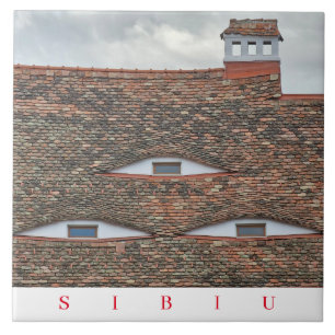 Sibiu Augen Fenster Blick Keramik Fliesen