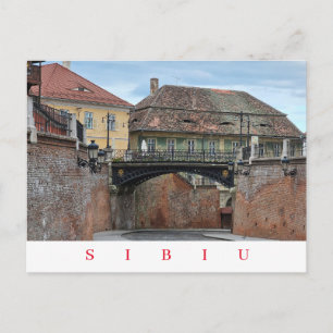 Sibiu Brücke Lies View Postkarte