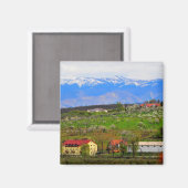 Sibiu-Gebirgslandschaft Magnet (Vorderseite/Rückseite)
