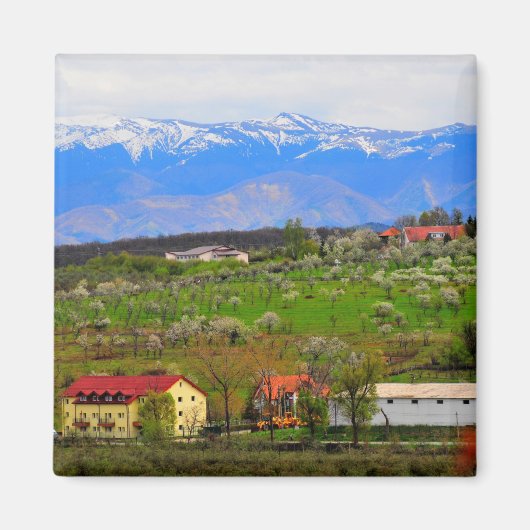Sibiu-Gebirgslandschaft Magnet (Vorne)