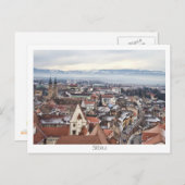 Sibiu Panorama Postkarte (Vorne/Hinten)