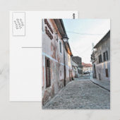 Sibiu Straße Postkarte (Vorne/Hinten)