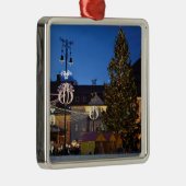Sibiu-Weihnachtsbaum Silbernes Ornament (Rechts)