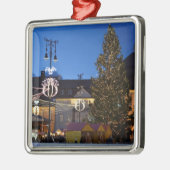 Sibiu-Weihnachtsbaum Silbernes Ornament (Links)