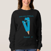 Sibling Rivalry Funny Cartoon Popsicle Sweatshirt (Vorderseite)