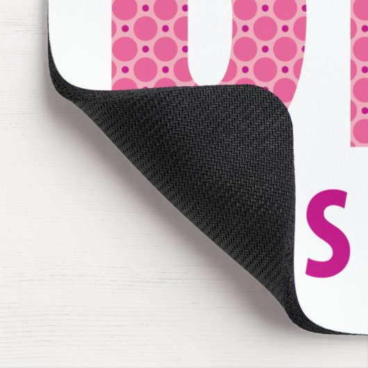 SIBLINGS COLLECTION - große Schwester {pink} Mousepad (Ecke)