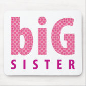 SIBLINGS COLLECTION - große Schwester {pink} Mousepad (Vorne)