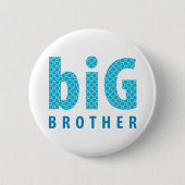 SIBLINGS COLLECTION - großer Bruder {blau} Button (Vorderseite)