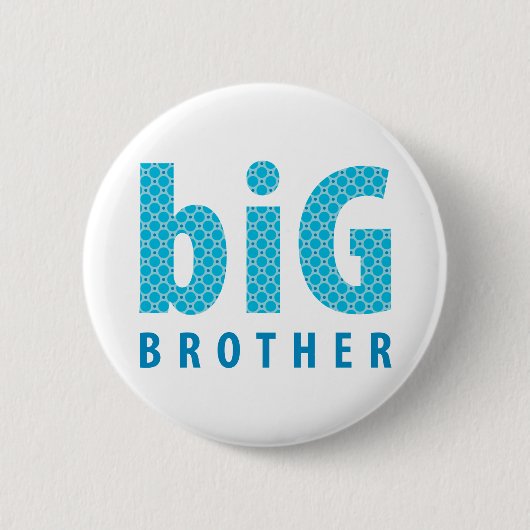 SIBLINGS COLLECTION - großer Bruder {blau} Button (Vorderseite)